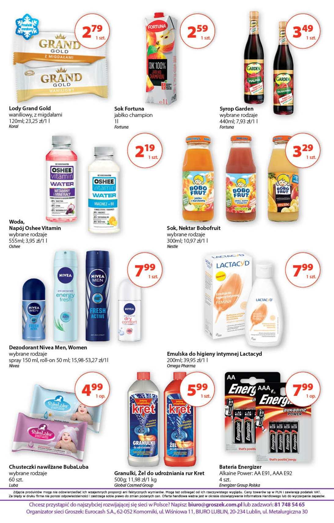 Gazetka promocyjna Groszek str. 8