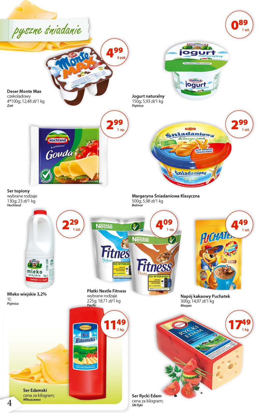 Gazetka promocyjna Groszek str. 4