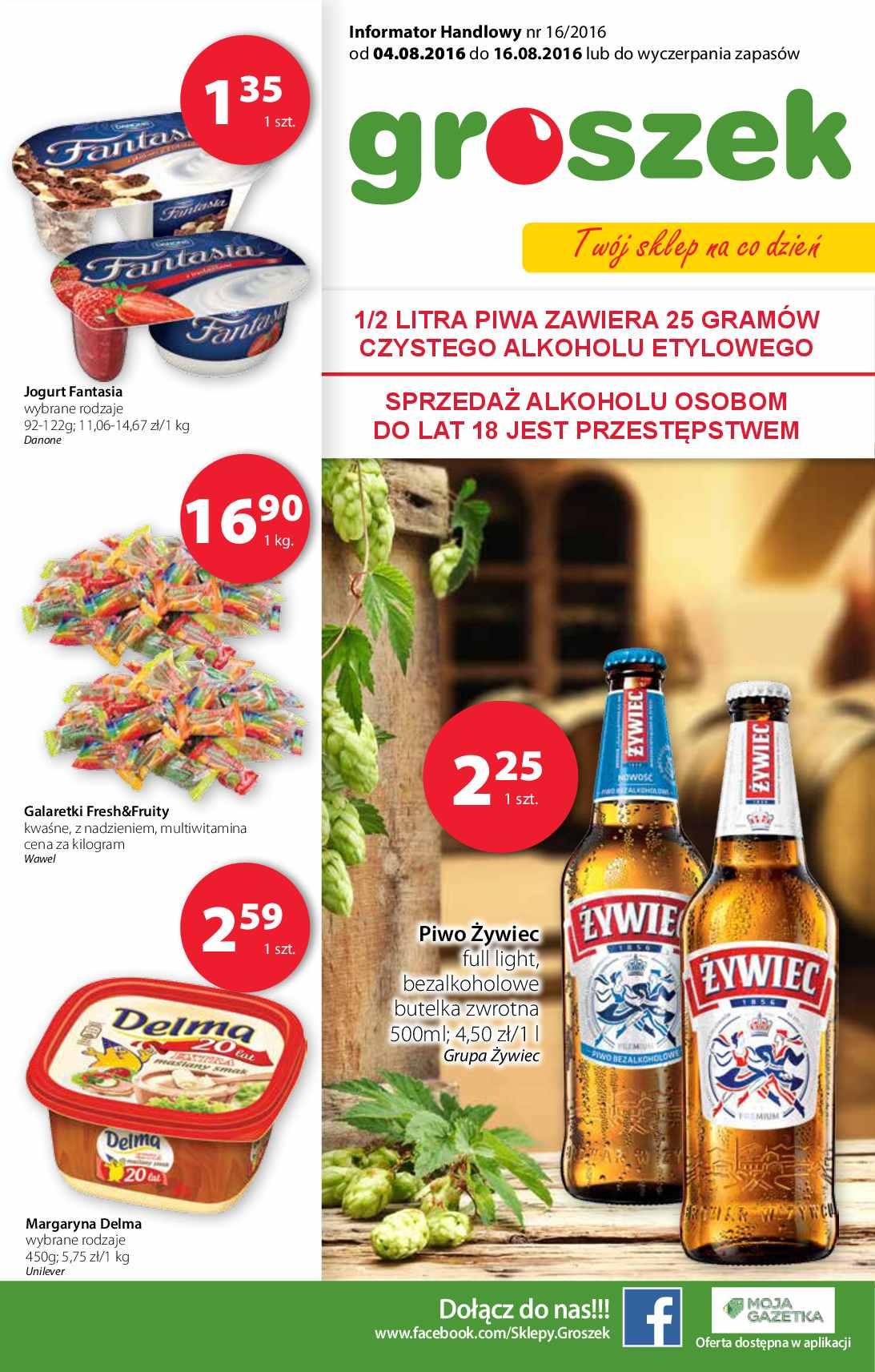 Gazetka promocyjna Groszek str. 1