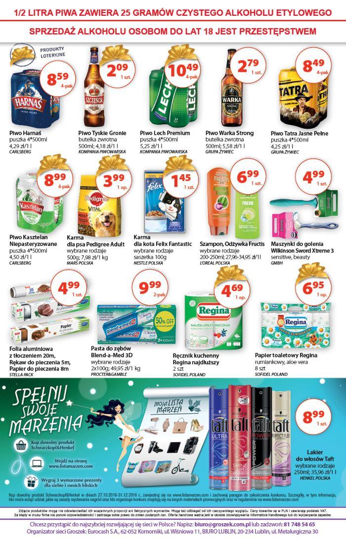 Gazetka promocyjna Groszek str. 8