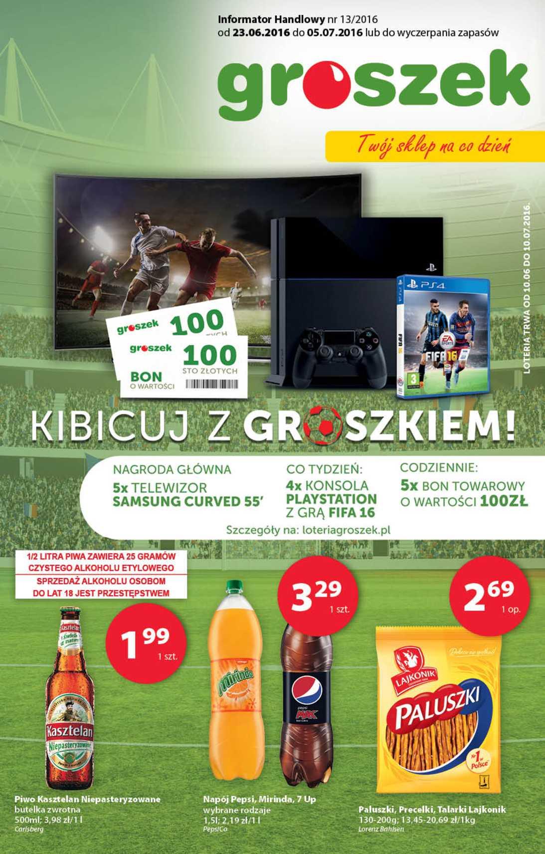 Gazetka promocyjna Groszek str. 1